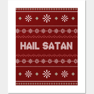 Hail Satan and Happy Holidays Posters and Art